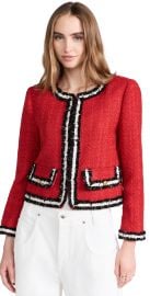 alice olivia Landon Cropped Box Jacket at Shopbop