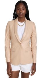 alice olivia Macey Vegan Leather Blazer at Shopbop