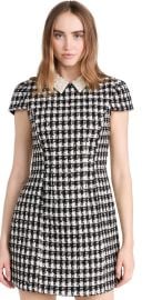 alice olivia Velia Embellished Collar Mini Dress at Shopbop