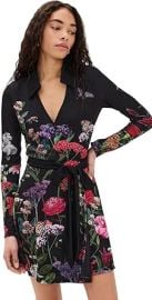 alice olivia Womenx27s Millicent Flare Mini Dress Secret Garden Black Floral 0 at Womens Clothing store at Amazon
