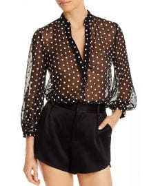 alice olivia sheila top at Bloomingdales