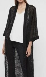 allsaints Carine Devore kimono Size Small eBay at eBay