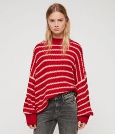 allsaints RENNE STRIPE SWEATER at All Saints