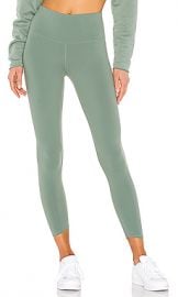 alo 7 8 High Waist Airbrush Legging in Moss from Revolve com at Revolve