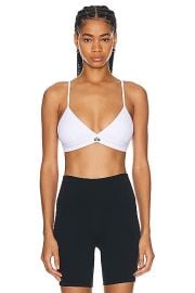 alo Splendor Bra in White Black FWRD at FWRD