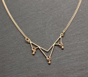 amyfinedesign minimal gold necklace at Etsy