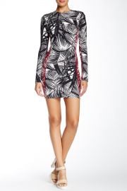 and039Mailynand039 Palm Print Body-Con Dress at Nordstrom Rack