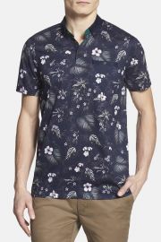 mens floral polo