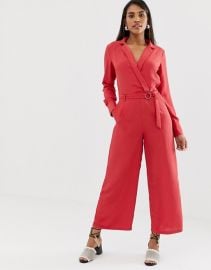 asos Vila wrap jumpsuit at Asos