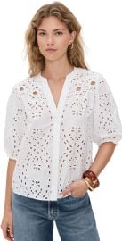 ba & sh Beatrice Shirt Ecru 3 at Shopbop