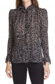 ba amp sh Amelia Metallic Print Blouse   Nordstrom at Nordstrom