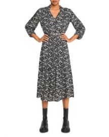 ba amp sh Song Printed Midi Dress Women - Bloomingdale s at Bloomingdales