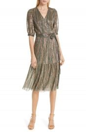 ba amp sh Star Metallic Midi Dress   Nordstrom at Nordstrom