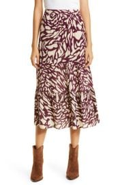 ba sh Gianna Tiered Ruffle Skirt at Nordstrom