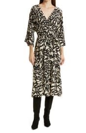 ba sh Goa Abstract Print Wrap Dress at Nordstrom