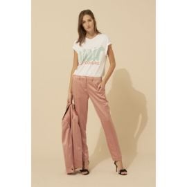 baampsh Pants amp Jumpsuits Bash Dana Pink Rose Shiny Satin Trouser Pants Poshmark at Poshmark