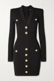 balmain knit mini dress at Net A Porter