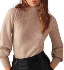 bash Eden Balloon Sleeve Wool Sweater Bloomingdales at Bloomingdales