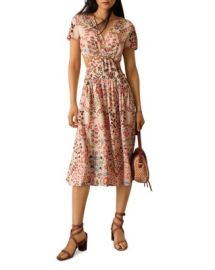 bash Giana Printed Cutout Midi Dress   Bloomingdales at Bloomingdales