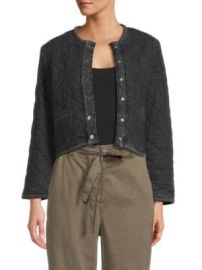 bash Gladys Collarless Quilted Jacket on SALE at Saks Off 5th