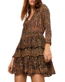 bash Glen Printed Tiered Mini Dress   Bloomingdales at Bloomingdales