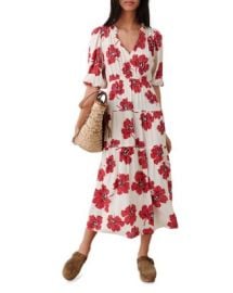 bash Kory Floral Print Midi Dress Bloomingdales at Bloomingdales