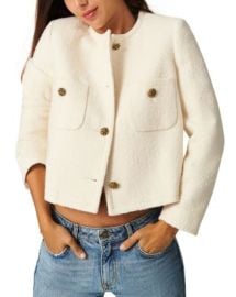 bash Meredith Short Patch Pocket Jacket Bloomingdales at Bloomingdales