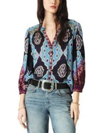 bash V Neck Front Button Top Bloomingdales at Bloomingdales