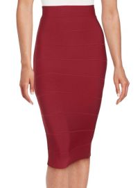 bcbgmaxazria Leger High-Waist Banded Skirt at Saks Off 5th