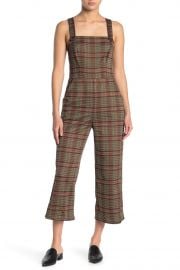 be bop Yarn Dye Sleeveless Plaid Jumpsuit at Nordstrom Rack