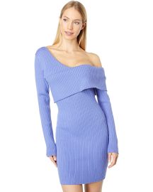 bebe Asymmetrical Off Shoulder Sweaterdress at  Womens Clothing store at Amazon