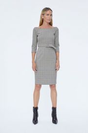 zara belted sheath dress