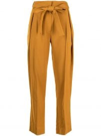 belted tailored trousers at Farfetch