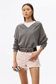 bi-layer v-neck sweater at Alexander Wang