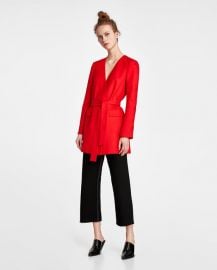 blazer-style dress at Zara