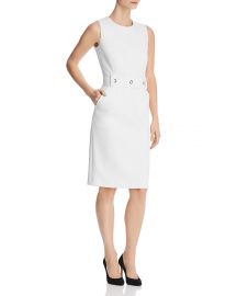 boss Duleama Grommet-Belt Sheath Dress at Bloomingdales