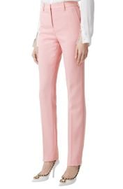 burberry Aimie Straight Leg Wool Trousers at Nordstrom