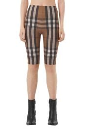 burberry Andrea Check Biker Shorts at Nordstrom