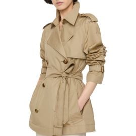 burberry Short Lightweight Cotton Belgravia Trench Coat at Nordstrom