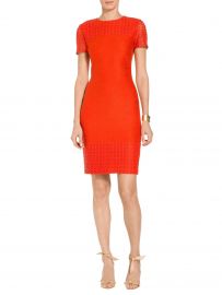 caris knit dress at St. John