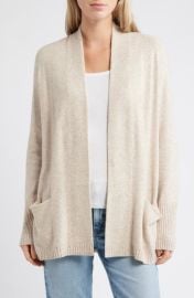 caslon(r) Open Front Cardigan at Nordstrom