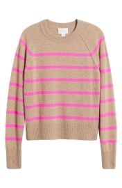 caslon(r) Raglan Sleeve Wool & Cashmere Sweater at Nordstrom