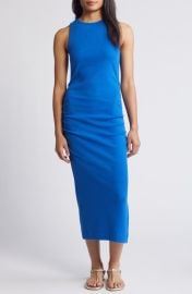 caslon(r) Ruched Tank Midi Dress at Nordstrom