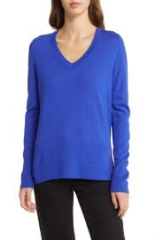 caslon(rWool Blend V-Neck Sweater at Nordstrom