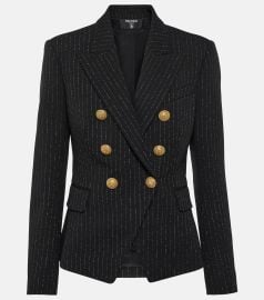 chalk Stripe blazer at Mytheresa