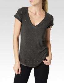 charlie mini studs tee at Paige