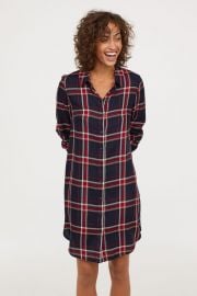 checked shirtdress at H&M