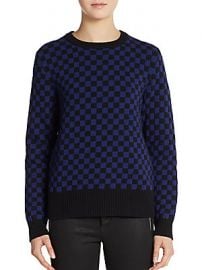 checkerboard sweater by Marc by Marc Jacobs at Saks Off 5th