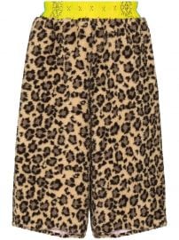 cheetah-print shorts at Farfetch