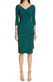 chiara boni Florien Ruched Cocktail Dress at Nordstrom